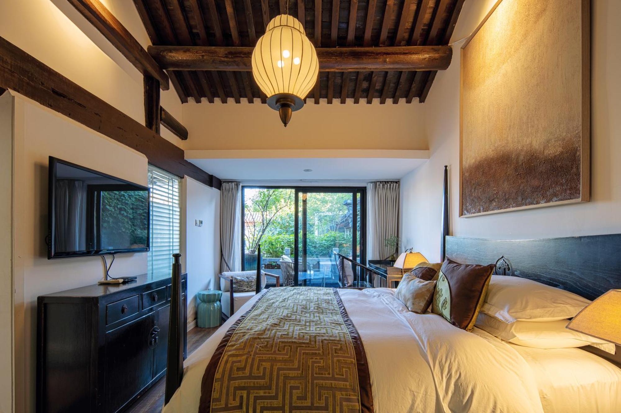Beijing Le Zai Nan Luo Gu Xiang Wang Fu Jing Forbidden City Courtyard Hotel&Free Laundry Service&Free Coffee &Paid Dumpling Experience Service Bagian luar foto