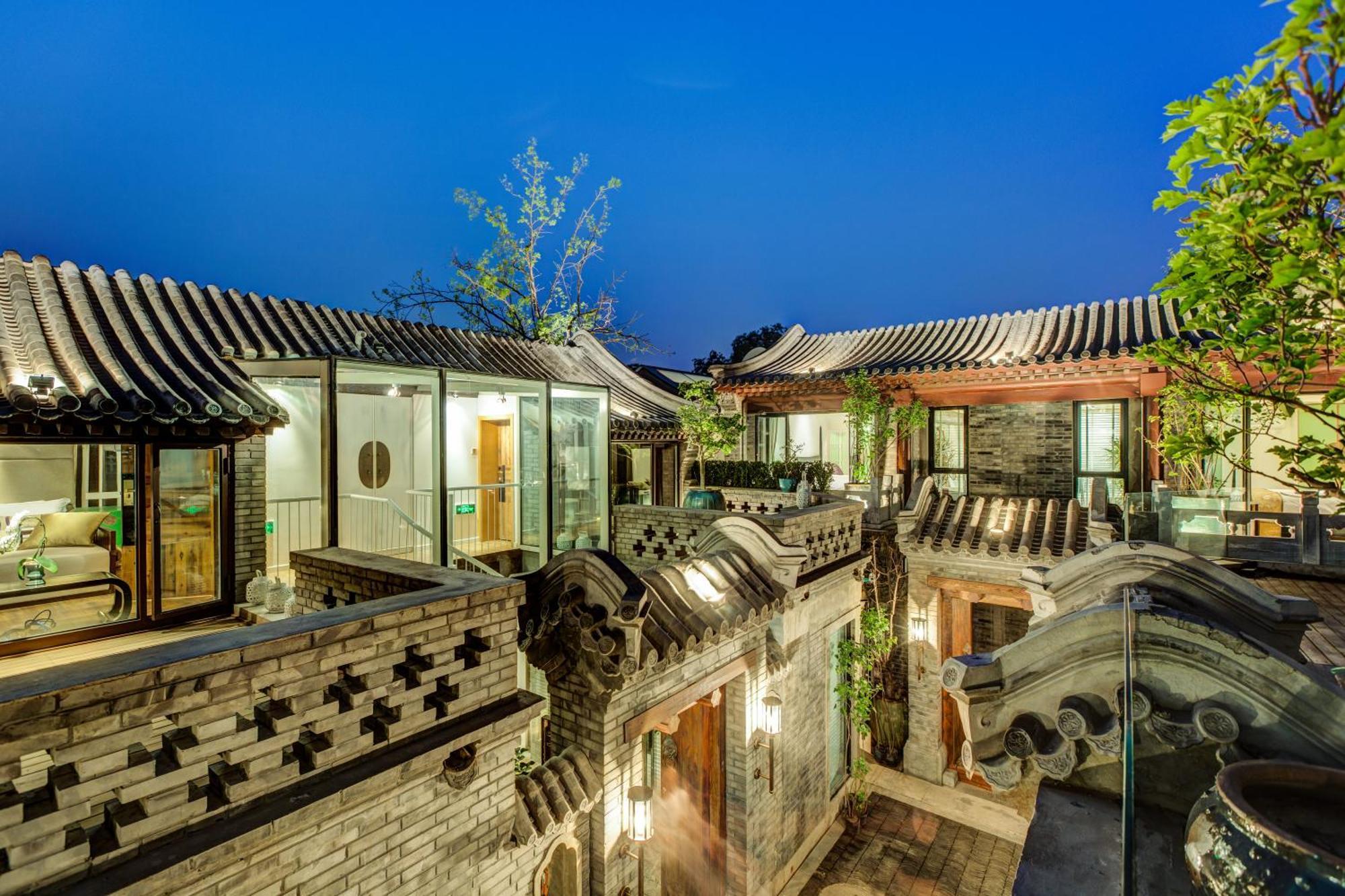 Beijing Le Zai Nan Luo Gu Xiang Wang Fu Jing Forbidden City Courtyard Hotel&Free Laundry Service&Free Coffee &Paid Dumpling Experience Service Bagian luar foto